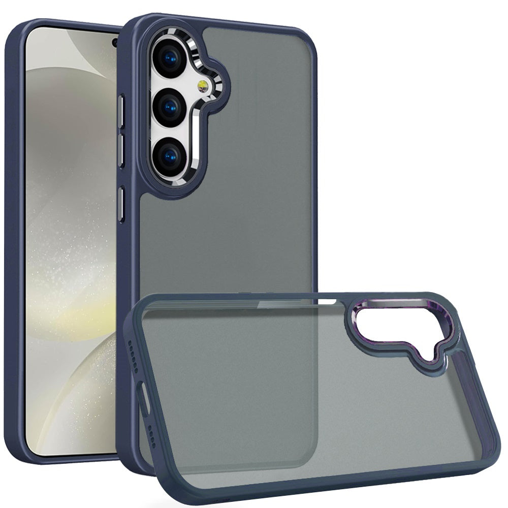 Slim Fit Thin Hybrid,Frosted Matte Polished Acrylic Hard PC with TPU Rubber Frame