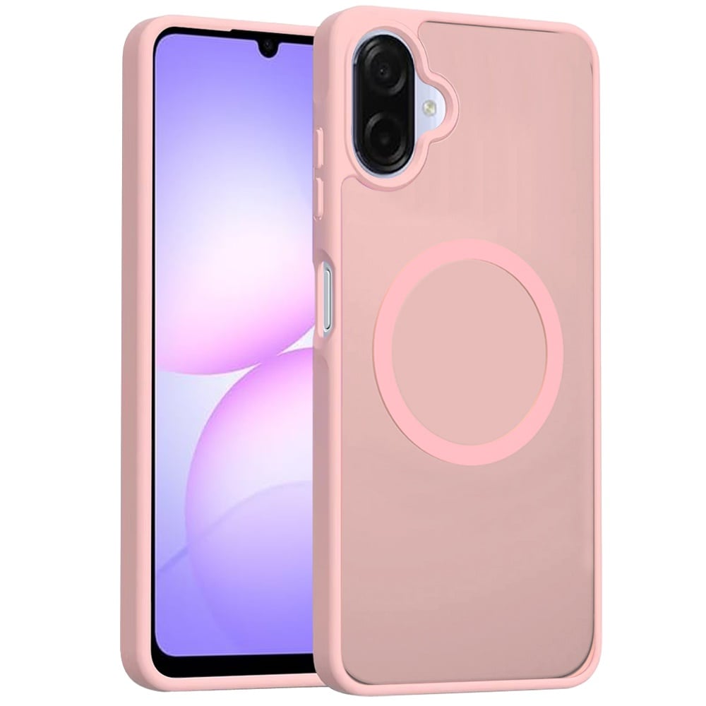 For Samsung Galaxy A07 MagSafe Compatible Case Hybrid Soft TPU Bumper Hard Translucent Matte Back Slim Shockproof Case Cover