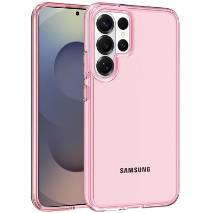 For Samsung Galaxy S26 Ultra Transparent Shock Absorption PC + TPU Rubber Gel Thick 3mm Hybrid Silicone Slim Fit Back Case Cover