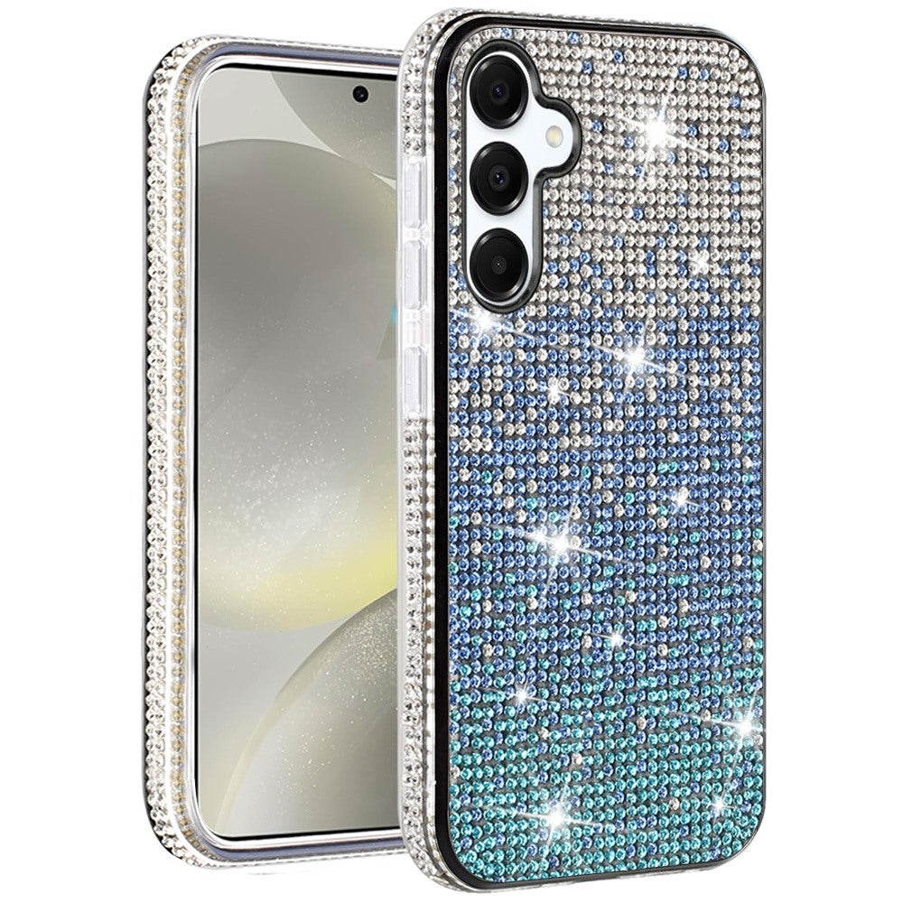 For Samsung Galaxy S25+ /S25 Plus /S24+ Plus Glitter Bling, UltraThin TPU Sparkle Diamond Rhinestone Shiny Full Crystal Stones Back Case Cover