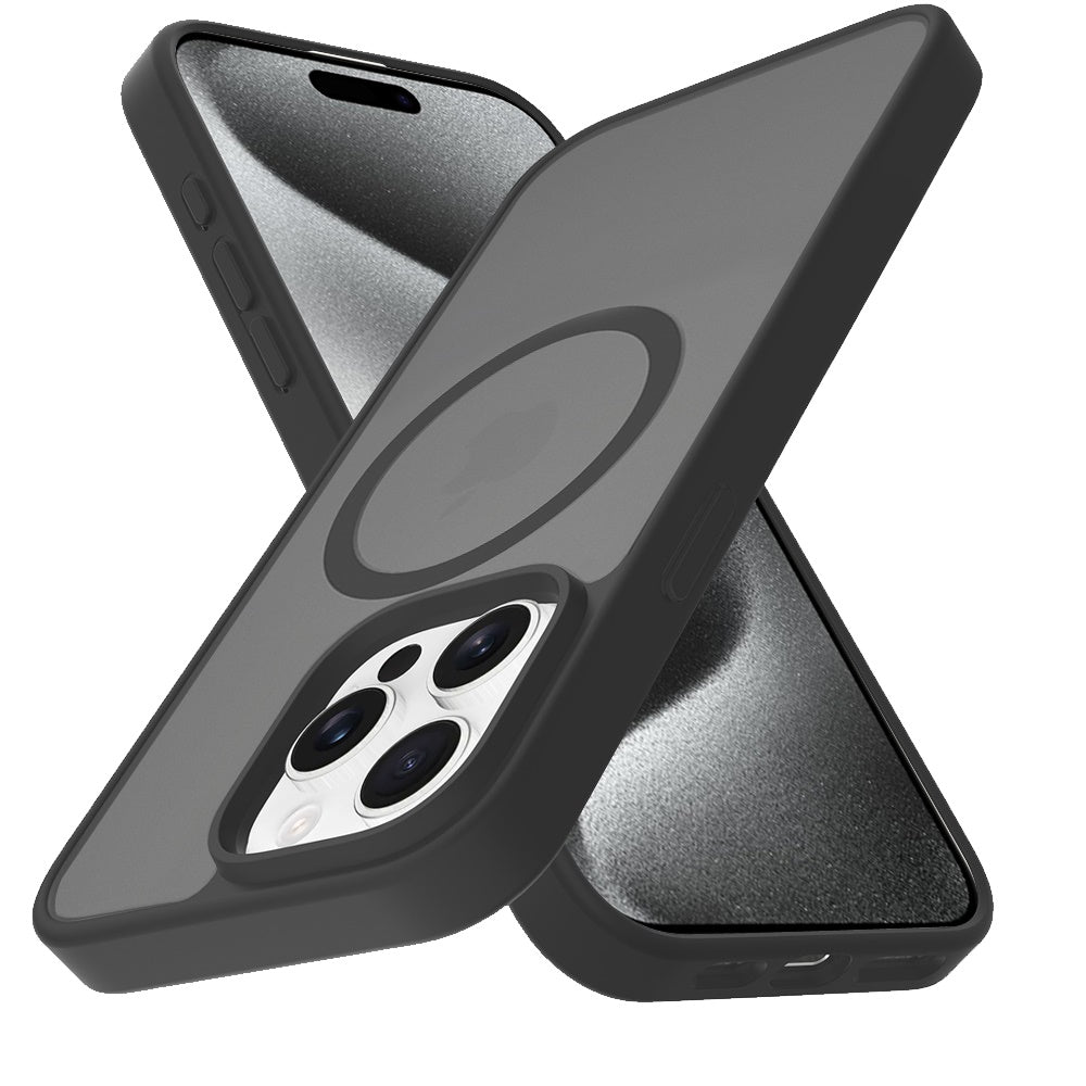 For Apple iPhone 13 Pro Max MagSafe Compatible Case Hybrid Soft TPU Bumper Hard Translucent Matte Back Slim Shockproof Case Cover