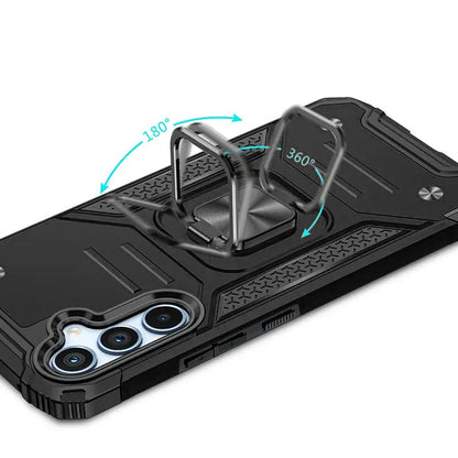 Phone Case for Samsung Galaxy S26 FE /Fan Edition Magnetic Car Mount Hybrid Ring Stand Shockproof Rugged Grip Armor Heavy Duty Protective TPU Durable Cover