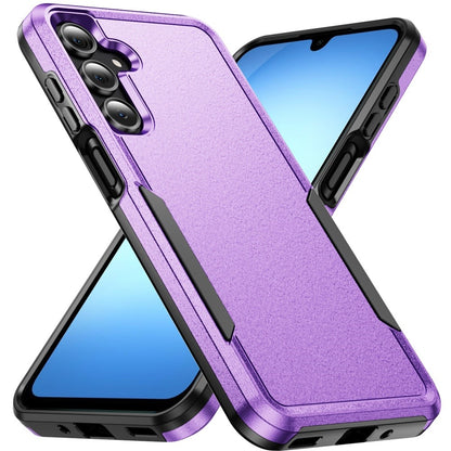 Phone Case for Galaxy A17 5G Tough Hybrid Shockproof Rugged Dual Layer Durable Impact Resistant Drop Protection Heavy Duty Bumper Cover Purple