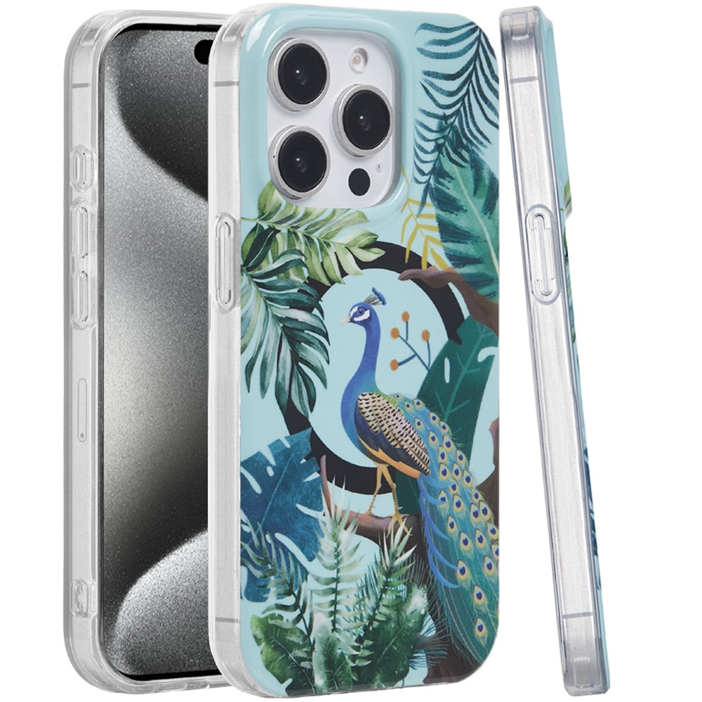 For Apple iPhone 16 Pro Max Durable Fashion IMD Printed Design TPU Slim Shockproof Protective Case with Stylish Pattern Case Cover