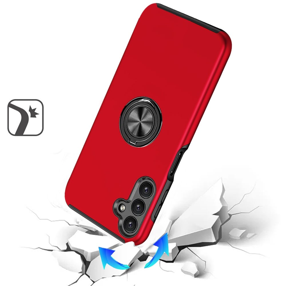 Phone Case for Samsung Galaxy A56 / A36 Invisible Ring Stand Shockproof Anti Slip Durable Grip Protective Hybrid Slim Fit Magnetic Car Mount Holder Cover