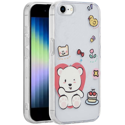 For Apple iPhone 8 Plus /7 Plus Fashion Layer Design Slim IMD TPU Protective, Shockproof Hybrid Stylish Durable Hard PC Case Cover