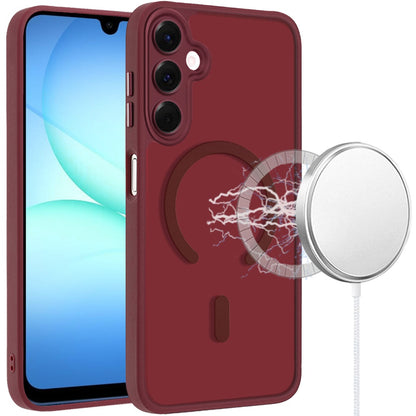 Matte Frosted Magnetic Back Hybrid Hard PC Soft TPU Camera Protection Slim Shock Absorbing Anti Fingerprint