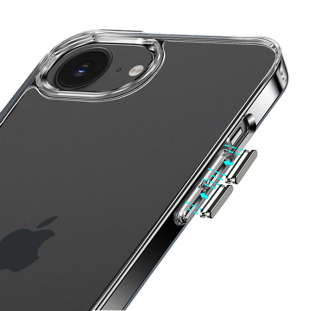 For Apple iPhone 17E /16E Shockproof Slim Crystal Clear Transparent Hybrid Cover with Enhanced Drop Protection Case Cover Clear