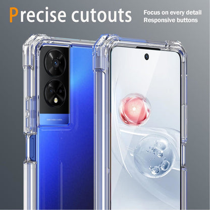 For Samsung Galaxy Xcover 7 Pro Full-Body Dual Layer Hybrid Case Slim, Drop-Proof TPU Hard PC, Durable Corner Front Bumper Protector Case Cover Clear Transparent