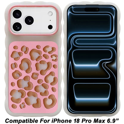 Phone Case for Apple iPhone 18 Pro Max/ 17 Pro Max Fashionable Silicone Textured Decorative Design Pattern Protective Rubber TPU Hybrid Protection Cover