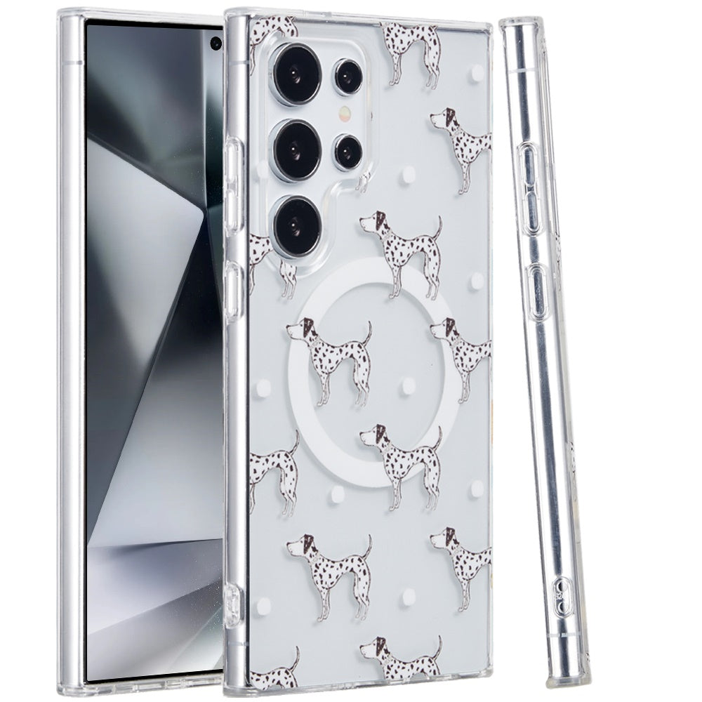 For Samsung Galaxy S24 Ultra Durable Fashion IMD Printed Design TPU Slim Shockproof Protective Case with Stylish Pattern Case Cover