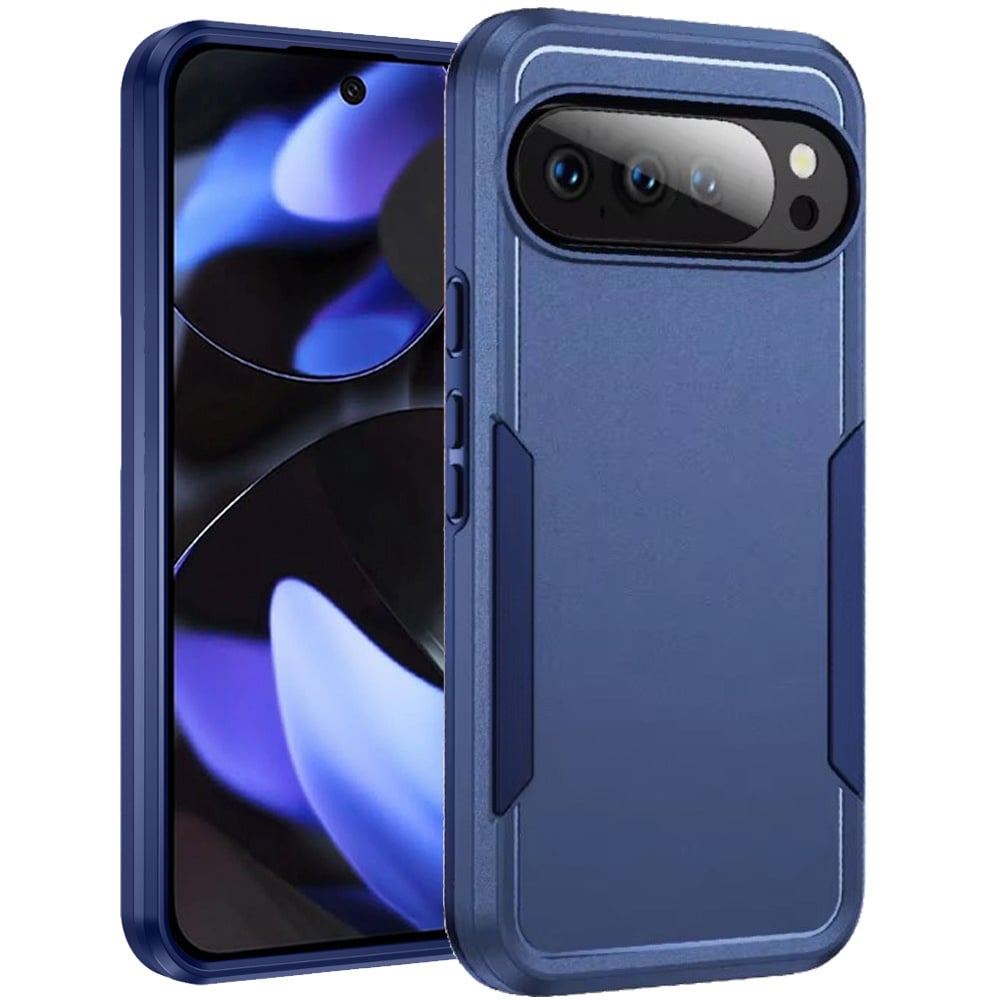 For Google Pixel 10 / 10 Pro Heavy Duty Shockproof Dual Layer Drop Protection Tough Hybrid Rugged Rubber Armor Defend Case Cover