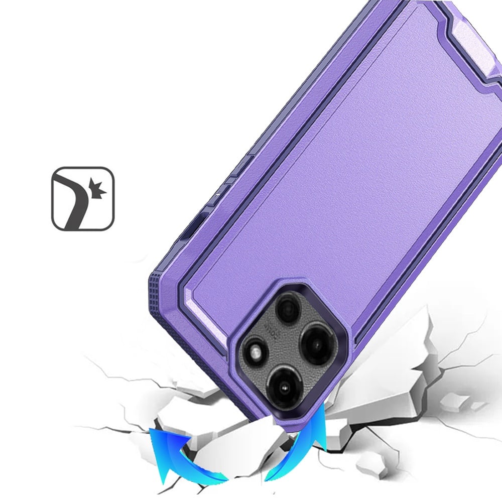 For Motorola Moto G Stylus 5G 2026 /2025 Tough Modern Fused Hybrid Armor Hard PC TPU Rubber Shockproof Drop Protection Impact Case Cover