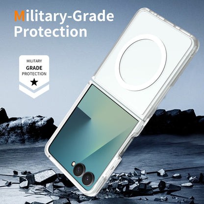 Phone Case for Samsung Galaxy Z Flip 8 Magnetic Matte Hybrid Shockproof Smooth Grip Durable Camera Protection Anti-Slip Soft Touch TPU Armor Cover