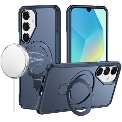 Magnetic Ring Stand Matte Finish Shockproof Grip Slim Armor Heavy Duty TPU Protective Hybrid