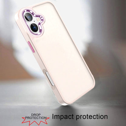 For Apple iPhone 17 (6.3") Slim Fit Thin Hybrid,Frosted Matte Polished Acrylic Hard PC with TPU Rubber Frame Case Cover