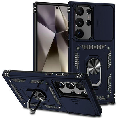 For Samsung Galaxy S25 /S24 Hybrid Ring Shockproof with 360° Rotate Ring Kickstand, Camera Lens Protection, Soft Edge Bumper Case Cover