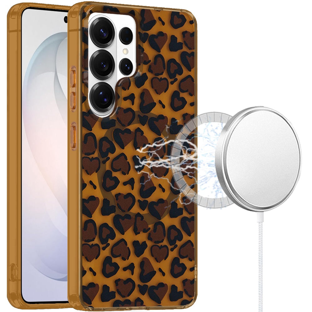 Phone Case for Samsung Galaxy S26 Ultra Stylish Design Shockproof Magnetic Magsafe Compatible TPU IMD Print Rugged Grip Drop Protection Slim Fashion Cover