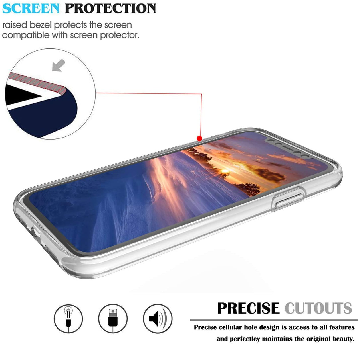 Phone Case Cover for Apple iPhone 17E /iPhone 16E Floral Pattern Hybrid Transparent TPU Silicone, Shock Absorption Bumper, Hard Back Slim Cover
