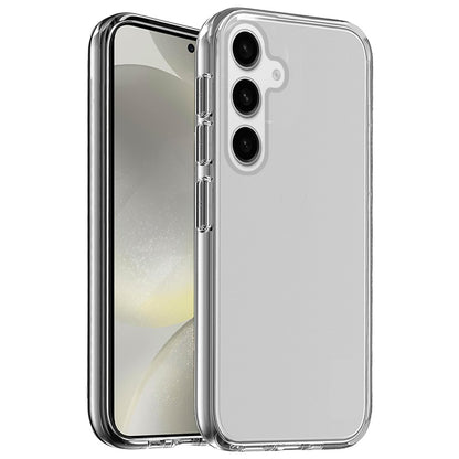 For Samsung Galaxy S23 Transparent Shock Absorption PC + TPU Rubber Gel Thick 3mm Hybrid Silicone Slim Fit Back Case Cover Smoke