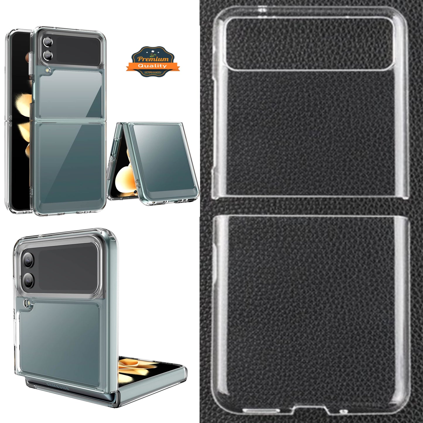 For Motorola Razr+ 2025, Motorola Razr+ Plus (2025) Premium Transparent Hard PC Back Slim Fit Thin Case Hybrid Protective Shockproof, Lightweight Case Cover Clear
