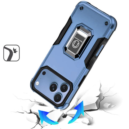 Phone Case for Apple iPhone 18 Pro Shockproof Magnetic Ring Stand Hybrid Kickstand Armor 360 Rotation Anti-Slip Grip Military Grade Drop Resist Cover