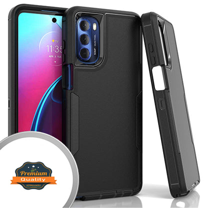 For Apple iPhone 16 Pro Max (6.9") Tough Hybrid Shockproof Silicone Rubber TPU + Hard PC Heavy Duty Three Layer Armor Protection Case Cover
