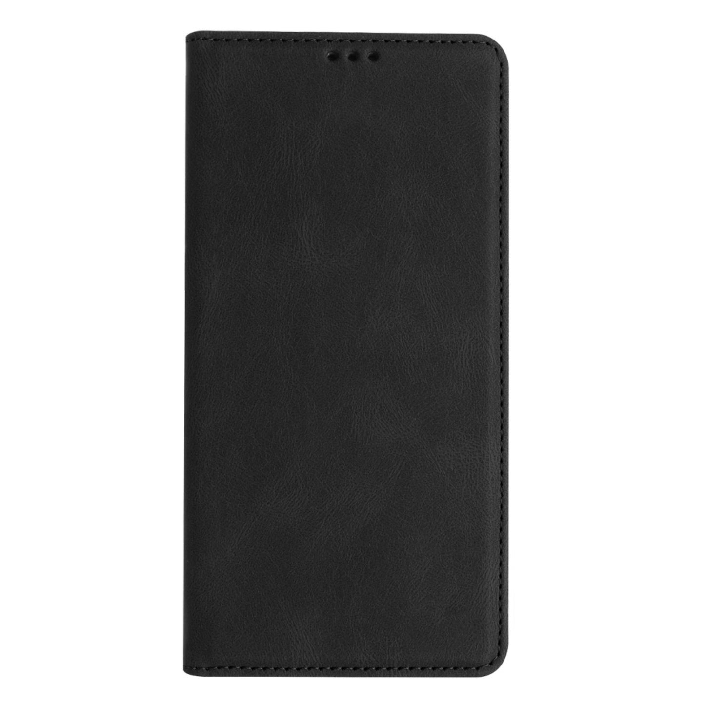 For Samsung Galaxy S26+ / S26 Plus Wallet Pouch with Credit Card Holder Flip, Magnetic Closure Vegan Leather and Stand Case Cover Black