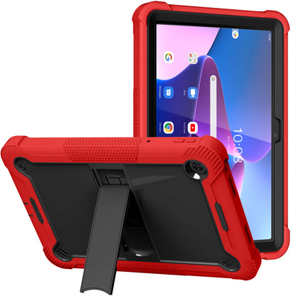 Tablet Case for Samsung Galaxy Tab S11 Ultra Shockproof Hybrid Built in Kickstand Dual Layer Rugged Heavy Duty Armor Anti Slip Impact Resistant Durable Grip Cover Red