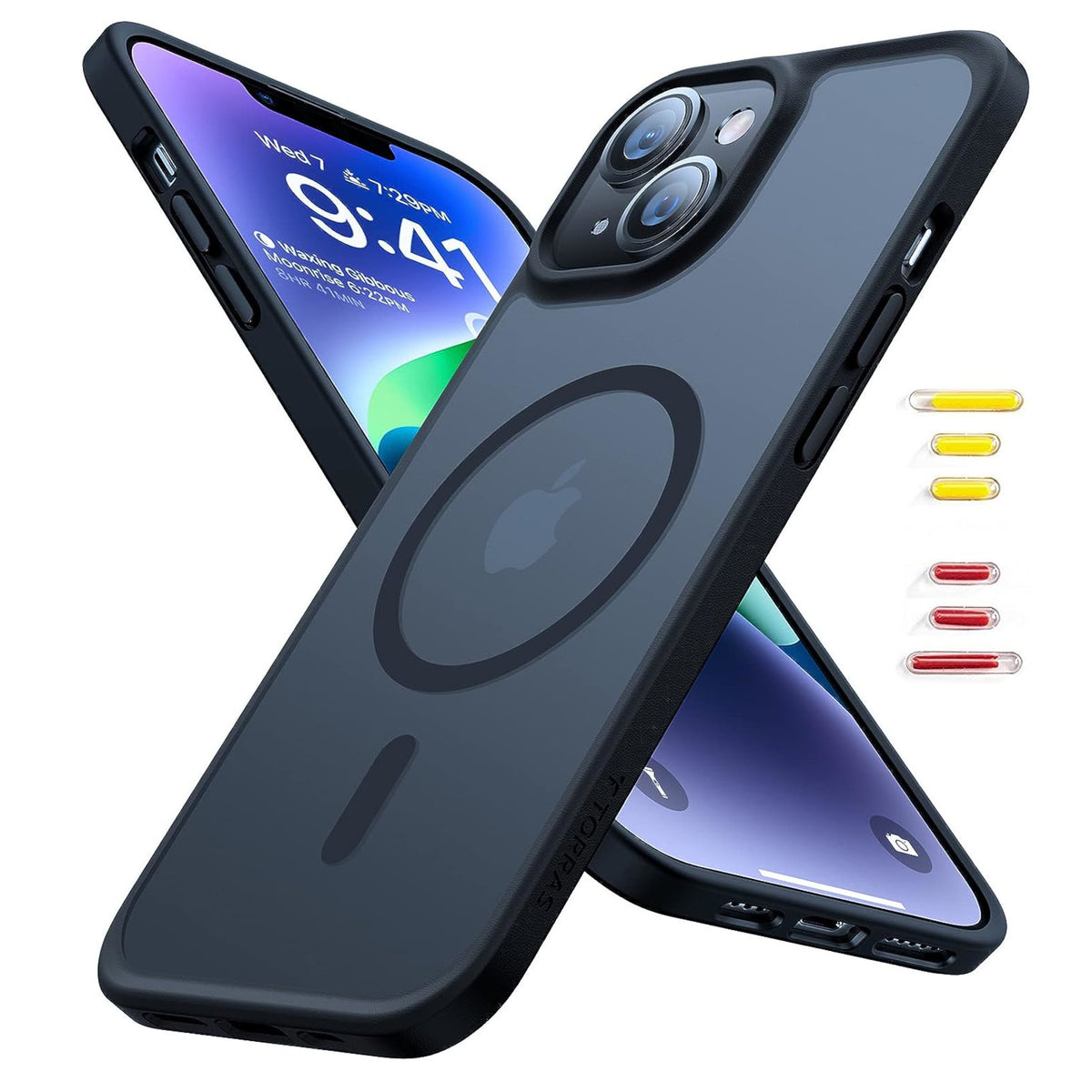 For Samsung Galaxy S25+ S25 Plus /S24+ Compatible with MagSafe Strong Magnetic Slim Translucent Matte Back TPU Shockproof Design Case Cover