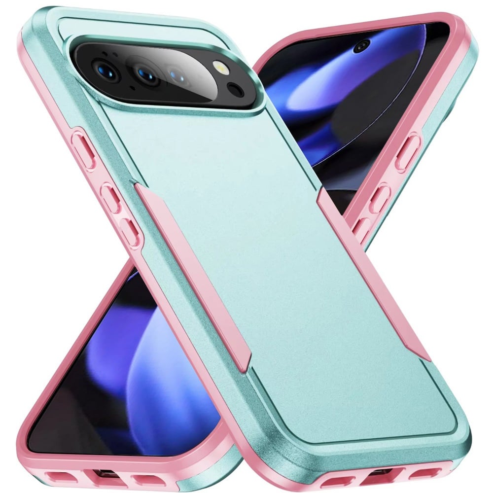 For Google Pixel 10 / 10 Pro Heavy Duty Shockproof Dual Layer Drop Protection Tough Hybrid Rugged Rubber Armor Defend Case Cover