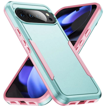 For Google Pixel 10 / 10 Pro Heavy Duty Shockproof Dual Layer Drop Protection Tough Hybrid Rugged Rubber Armor Defend Case Cover