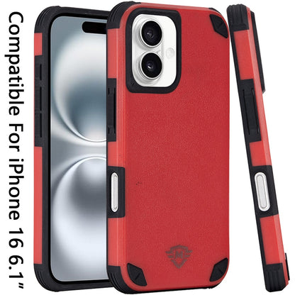 For Apple iPhone 15 Pro Max (6.7") Premium Heavy Duty Dual-Layer Rugged Protection, Shockproof Magnetic Compatible with MagSafe Case Cover