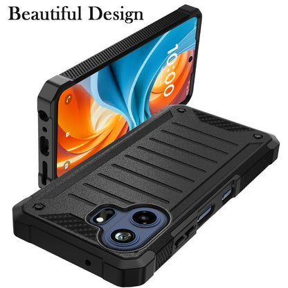 Phone Case for TCL 70 Pro /NXTPAPER 70 Pro Premium Tough Lined Hybrid Shockproof Rugged Dual Layer TPU Durable Impact Resistant Textured Grip Defense Cover