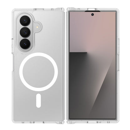 Phone Case for Samsung Galaxy Z Fold 8 Ultra Magnetic Circle Matte Hybrid Shockproof Smooth Grip Durable Camera Protection Soft Touch TPU Armor Cover