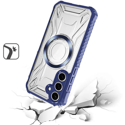 For Samsung Galaxy S26 Ultra MagSafe Compatible Pattern Clear Transparent Rugged Hybrid Magnetic TPU Shockproof Armor Case Cover