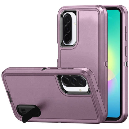 Phone Case for Samsung Galaxy A27 3in1 Tough Rugged Kickstand Shockproof Armor Grip Heavy Duty Drop Resistant Protective Hybrid Cover