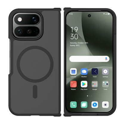 Phone Case for Google Pixel 11 Pro Fold Magnetic Matte Hybrid Shockproof Smooth Grip Durable Camera Protection Anti-Slip Soft Touch TPU Armor Cover