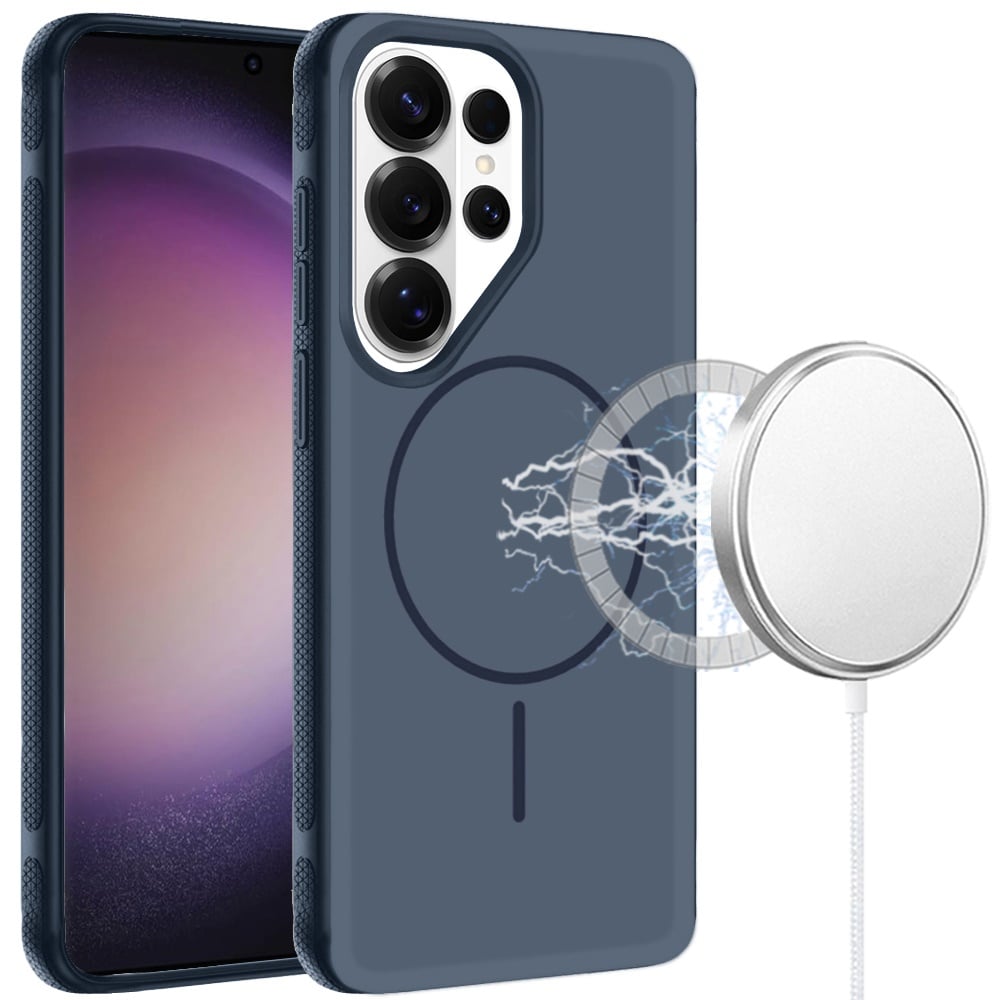 Super Magnetic Compatible with MagSafe Matte Hybrid TPU Shockproof Protective Durable Grip Edge Slim Fit