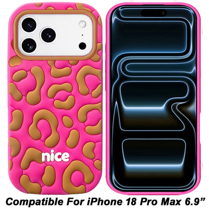 Phone Case for Apple iPhone 18 Pro Max Fashionable Silicone Textured Decorative Design Pattern Protective Rubber TPU Hybrid Protection Cover