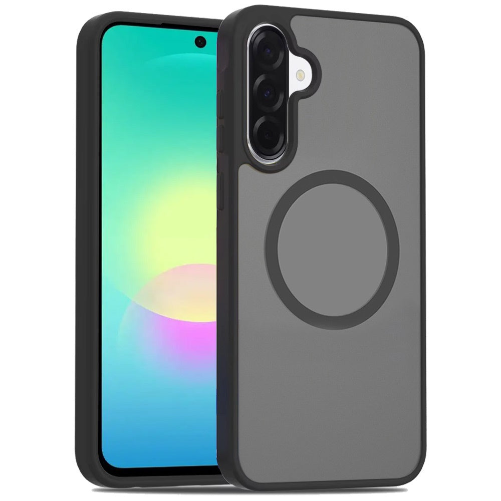 Phone Case for Samsung Galaxy A27 Magnetic Matte Hybrid Shockproof Smooth Grip Durable Camera Protection Anti-Slip Soft Touch TPU Armor Cover