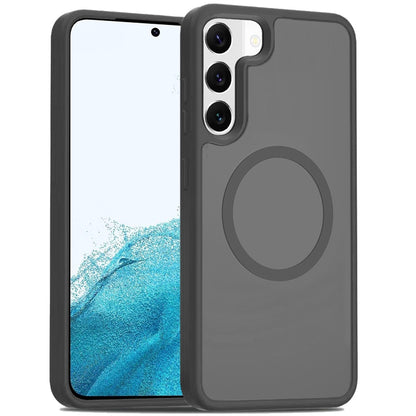 For Samsung Galaxy S22 MagSafe Compatible Case Hybrid Soft TPU Bumper Hard Translucent Matte Back Slim Shockproof Case Cover