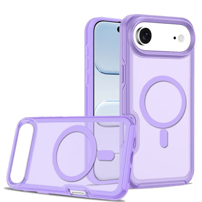 For Apple iPhone 17 Air (6.6") Slim & Durable Compatible with MagSafe Hybrid Shockproof Glossy Oil Protective Dual Layer TPU + PC Case Cover