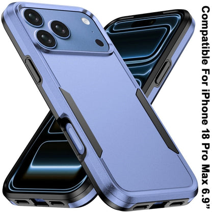 Phone Case for Apple iPhone 18 Pro Max/ iPhone 17 Pro Max Tough Hybrid Shockproof Rugged Dual Layer Durable Impact Resistant Drop Protection Heavy Duty Bumper Cover Blue