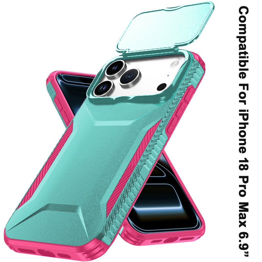Phone Case for Apple iPhone 18 Pro Max Shockproof Hybrid Rugged Grip Camera Window Guard Window Protective Heavy Duty Slim Textured Design Cover