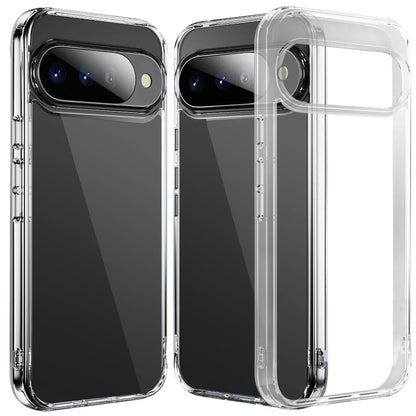 Phone Case for Google Pixel 11 / 11 Pro Crystal Transparent Thick 2.0mm Shockproof Chrome Button Durable Grip Camera Protection Hybrid Design Cover Clear