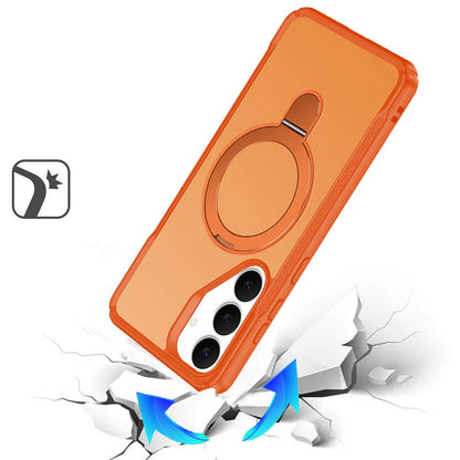 Phone Case for Samsung Galaxy S26 FE /Fan Edition Magnetic Ring Stand Matte Finish Shockproof Grip Slim Armor Heavy Duty TPU Protective Hybrid Cover