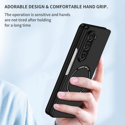 For Samsung Galaxy Z Flip 7 Matte Magnetic Case Supports Fast Wireless Charging, Slim Hybrid TPU Rubber Shockproof Case Cover