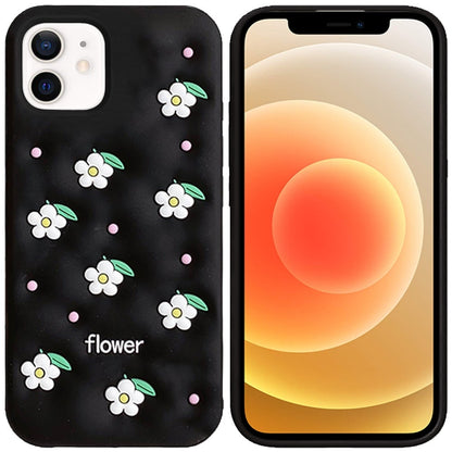 Phone Case for Apple iPhone 12 /12 Pro Fashionable Silicone Textured Decorative Design Pattern Protective Rubber TPU Hybrid Protection Cover