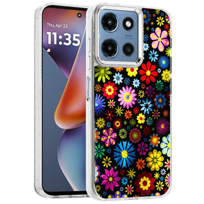 For Motorola Moto G 5G 2025 Fashion Beautiful Epoxy Design Hybrid Fashion Stylish TPU Protective, Shockproof Hybrid PC Case Cover